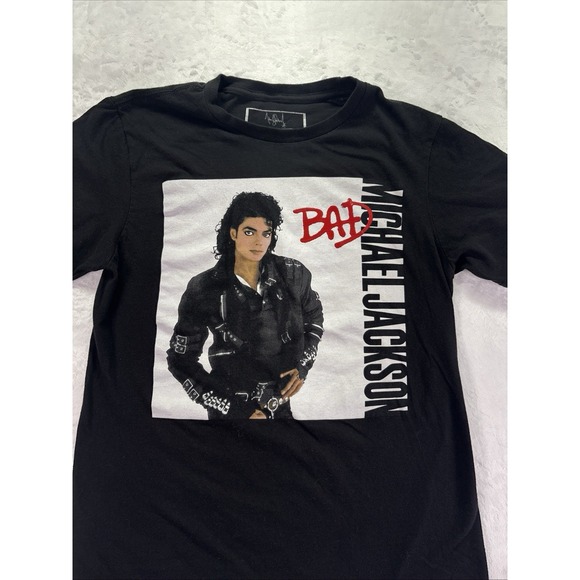 Michael Jackson Other - Michael Jackson BAD Graphic Tee- Size Small Black Men's 2016
